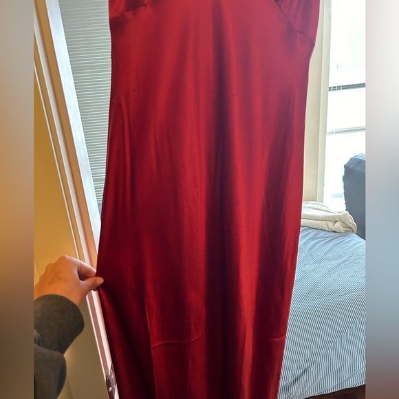 Reformation Red Neola Midi Dress - Picture 4 of 9